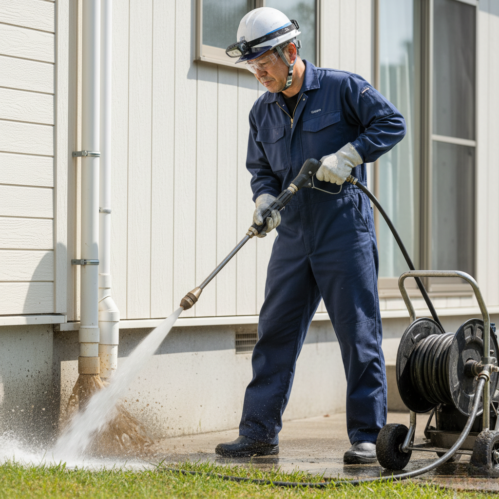 世田谷区のトイレつまり修理を即日解決|料金相場と業者選びの5つのポイント 4 排水管の高圧洗浄作業