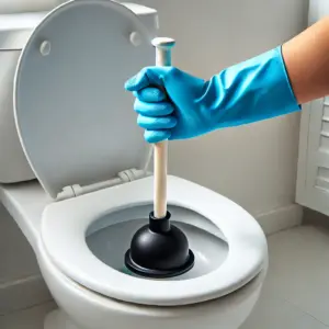 トイレの詰まりを解消