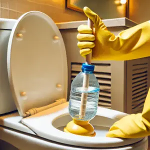 ラバーカップなしでトイレ詰まりを直す方法