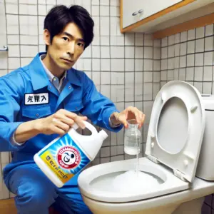 重曹とお酢でスッキリ