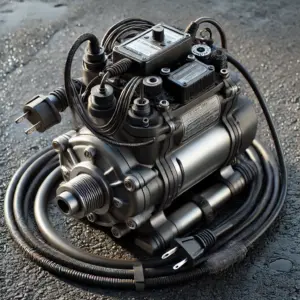 排水ポンプ交換作業