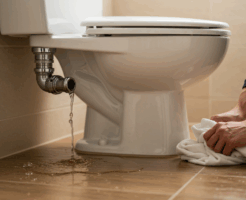 タンクからの水漏れ