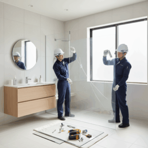 浴室 ガラス交換に関する画像