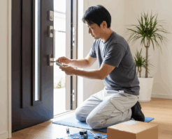 玄関 鍵交換 自分でに関する画像