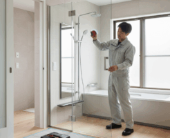 お風呂 ドア ガラス交換に関する画像