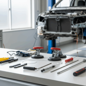 ガラス交換 道具に関する画像