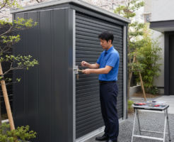 イナバ 物置 鍵交換に関する画像